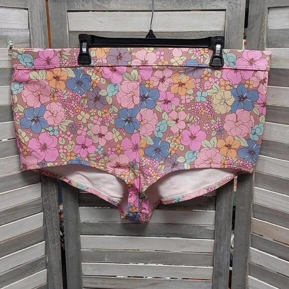 Cheeky Boyshorts Bikini Bottom | Wild Fable | 2X (20/22) - Picture 1 of 7
